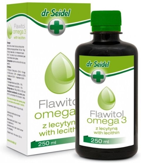 Laboratorium DermaPharm Dr Seidel Flawitol Omega 3 Z Lecytyną 250ml