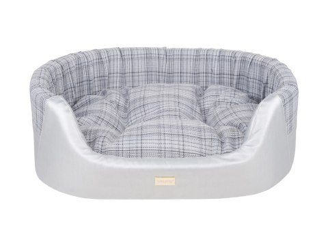 AMIPLAY Legowisko Elipsa Venus Srebrne L