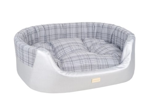 AMIPLAY Legowisko Elipsa Venus Srebrne L