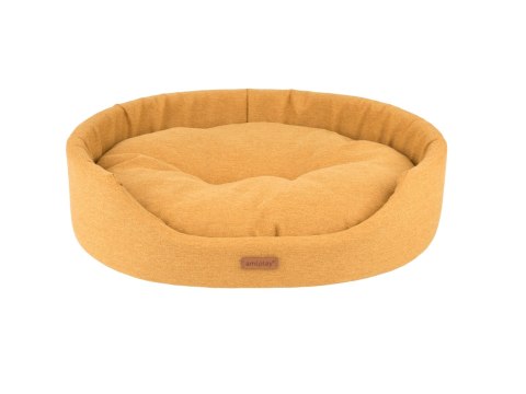 AMIPLAY Legowisko Owalne Montana Żółte S