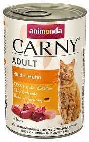 Animonda Cat Carny Adult Wołowina I Kurczak 400g