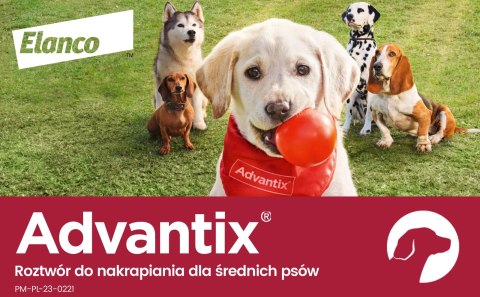 Bayer Advantix Krople Na Kleszcze I Pchły 2,5ml