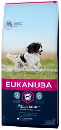 Eukanuba Active Adult Medium Breed Chicken 15kg