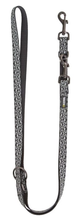 KERBL Smycz Shiny Night Z Nadrukiem Fluorescencyjnym 200cmx20mm