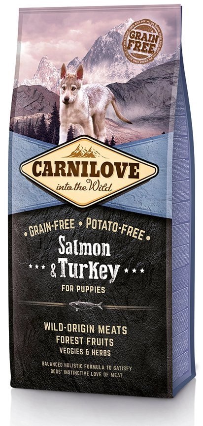 Carnilove Salmon & Turkey For Puppies 12kg