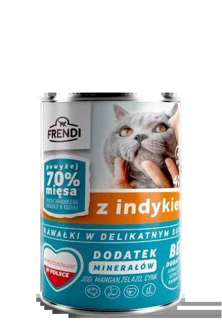 Frendi Kawałki W Delikatnym Sosie Z Indykiem 400g
