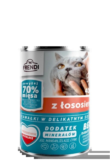 Frendi Kawałki W Delikatnym Sosie Z Łososiem 400g