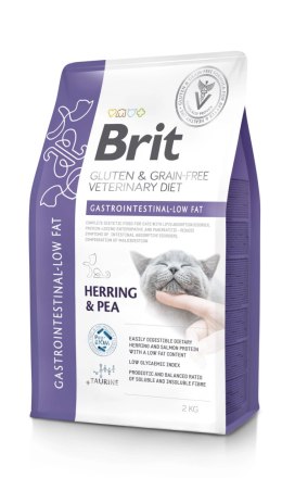 Brit GF Veterinary Diets Cat Gastrointestinal-Low Fat 2kg