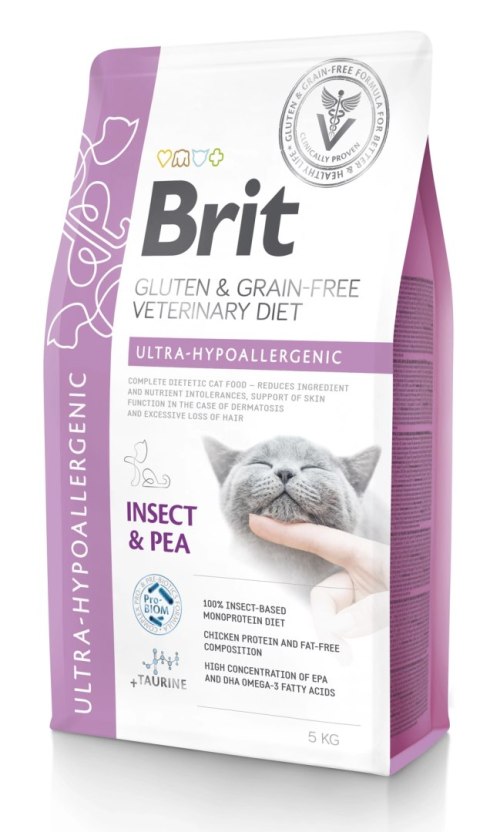 Brit GF Veterinary Diets Cat Gluten & Grain Free Ultra-Hypoallergenic 5kg