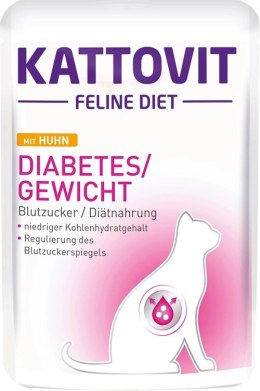 Kattovit Diabetes/Gewicht Kurczak 85g