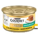 Purina Gourmet Gold Savoury Cake z kurczakiem i marchewką 85g
