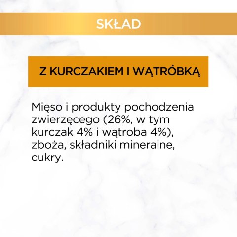 Purina Gourmet Gold kurczak/ wątróbka w sosie 85g