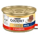 Purina Gourmet Gold mus z wołowiną 85g