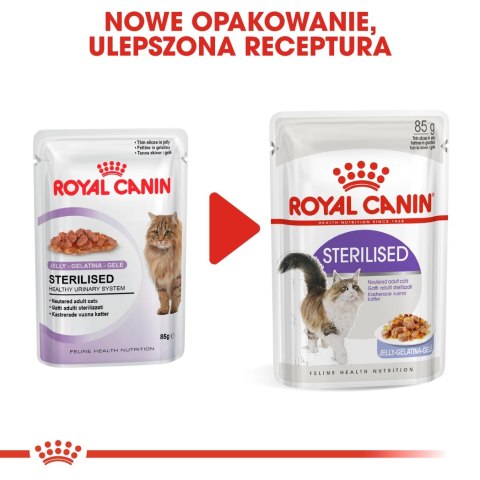 ROYAL CANIN Sterilised W Sosie 12x85g