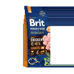 Brit Premium By Nature Senior S+M Z Kurczakiem 15kg