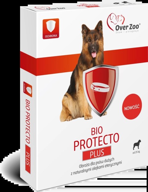 OVER ZOO Obroża Bio Protecto Plus Dla Psów Dużych 75cm