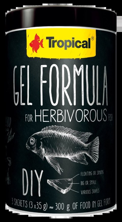 Tropical Gel Formula For Herbivorous Fish 1000ml