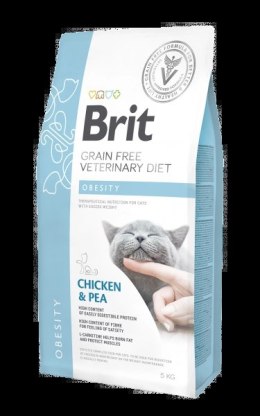 Brit Grain Free Veterinary Diet Cat Obesity Kurczak Z Groszkiem 2kg