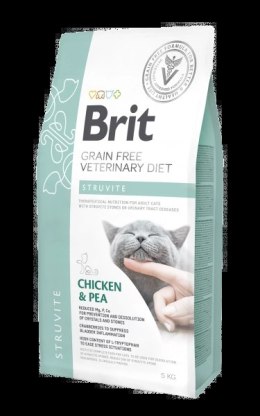 Brit Grain Free Veterinary Diet Cat Struvite Kurczak Z Groszkiem 2kg
