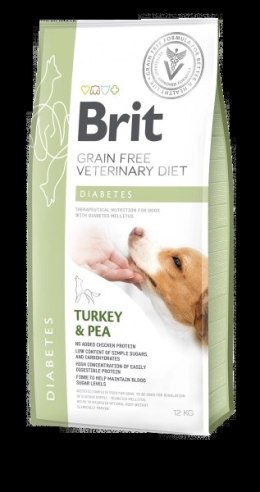 Brit Grain Free Veterinary Diet Dog Diabetes Indyk Z Groszkiem 2kg