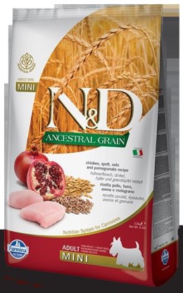 Farmina N&D Ancestral Grain Canine Adult Mini Chicken&Pomegranate 7kg