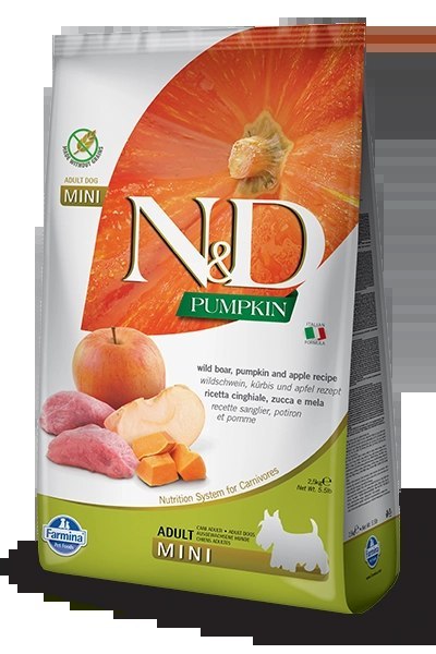 Farmina N&D Pumpkin Grain Free Canine Adult Mini Boar&Apple 7kg