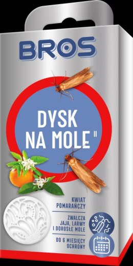 Bros Dysk Na Mole Kwiat Pomarańczy 1szt