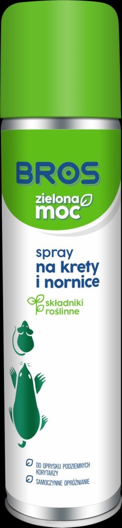 Bros Zielona Moc Spray Na Krety I Nornice 400ml