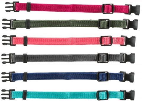 Trixie Junior Zestaw Obróżek Dla Szczeniąt Rozmiar M-L (Jasne) 6szt