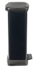 Curver Kosz Na Śmieci Z Pedałem Metalizowany Czarny 50l
