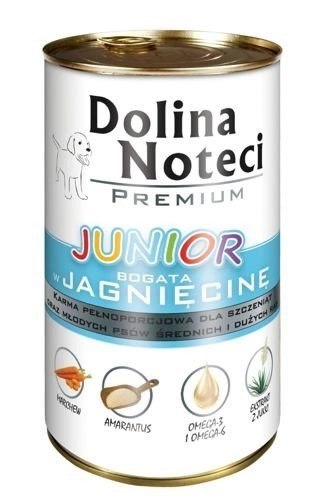 Dolina Noteci Premium Junior Bogata W Jagnięcinę 400g