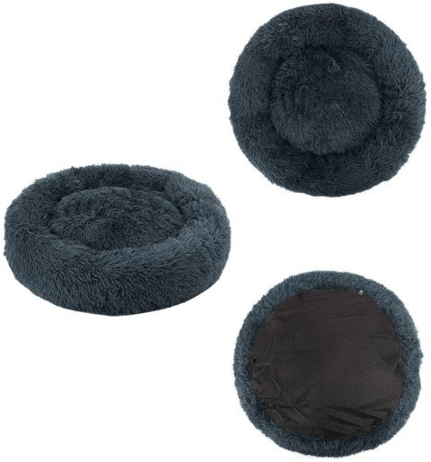 Leobert Sp. Z O. o. Legowisko Pluszowe L 80cm Ciemnoszary