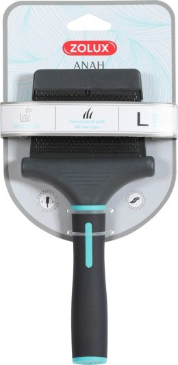 Zolux Anah Dwustronna Elastyczna Szczotka Dla Psa L