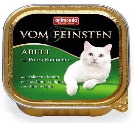 Animonda Vom Feinsten Adult Cat Indyk I Królik 100g