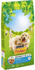 PURINA Friskies Junior Z Kurczakiem Mlekiem I Warzywami 15kg
